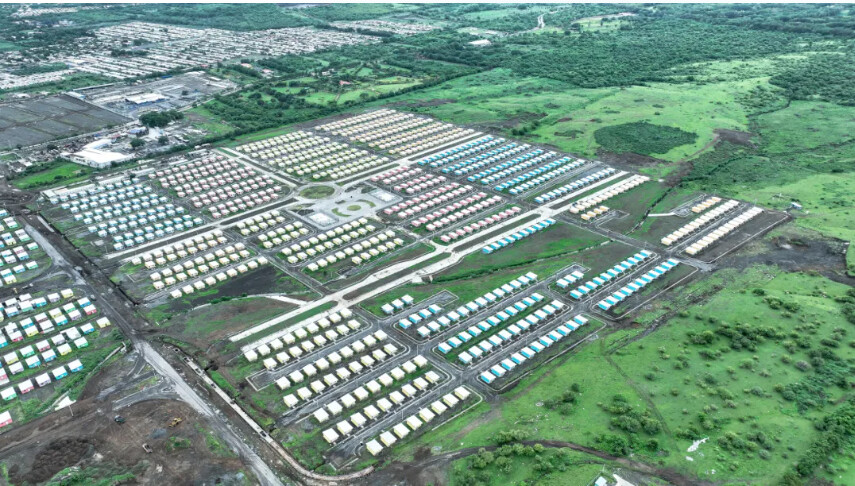 中国建筑承建的援尼加拉瓜保障房一期项目竣工移交1(1).jpg